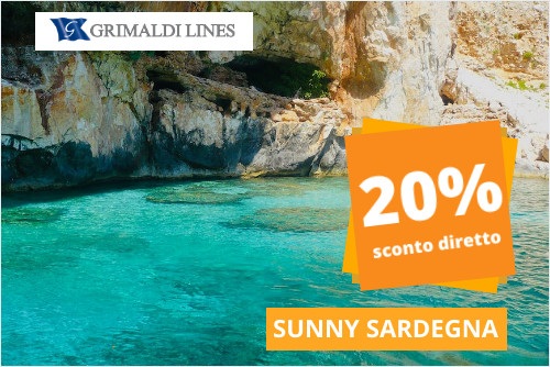 Immagine di Sunny Sardegna - 20% di sconto con Grimaldi Lines 